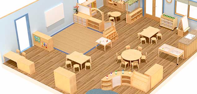 Reception classroom