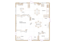 floor plan of a reception room to help you plan your nursery