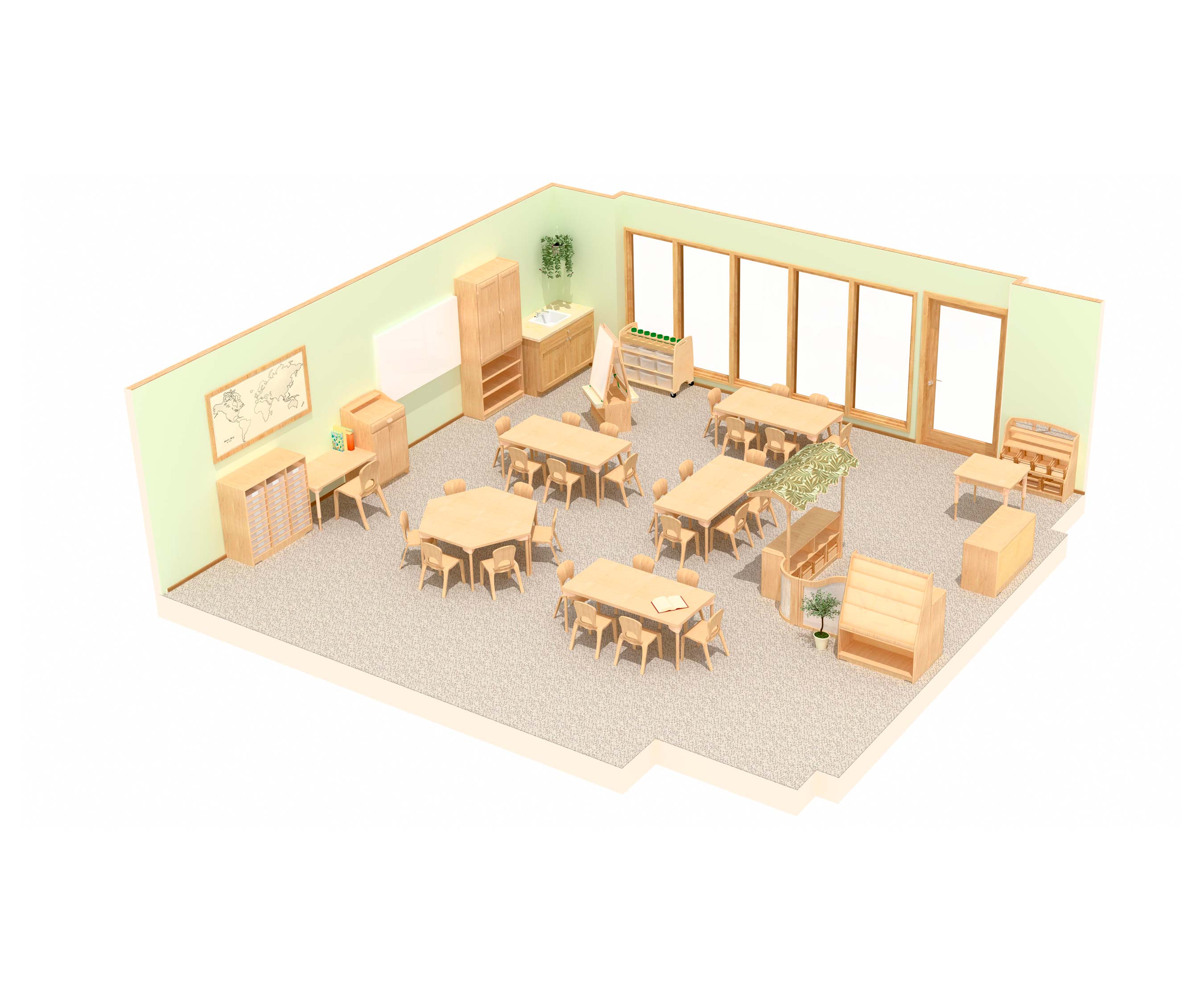 Year 2 classroom 3D