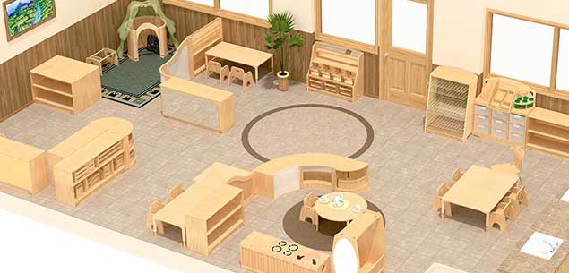 Montessori classroom 1-2s