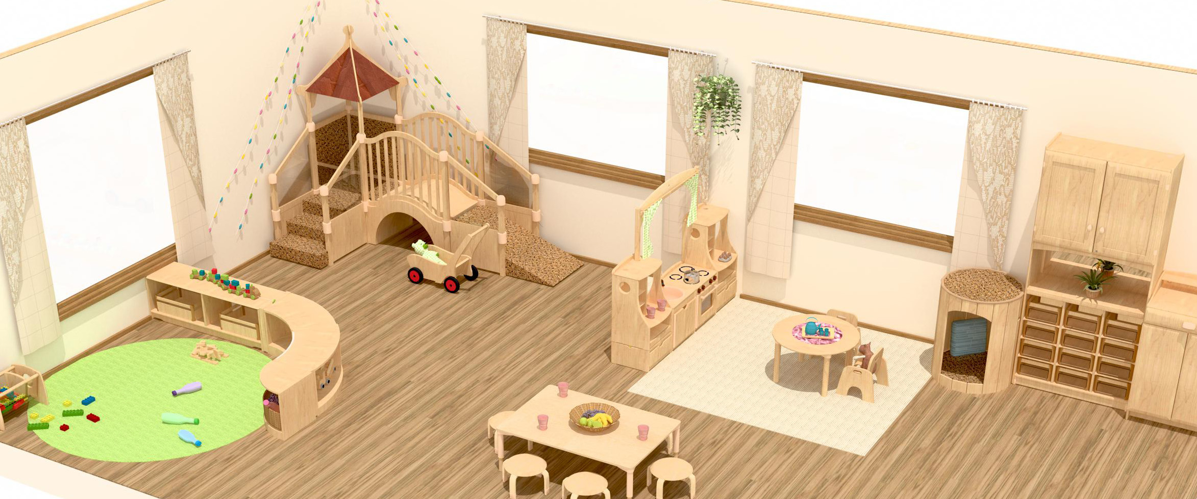 A Community Plaything's sample classroom.