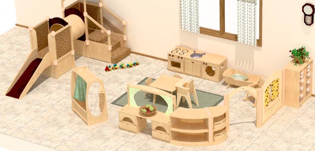 A Community Plaything's sample classroom.